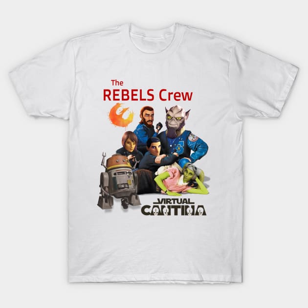 Rebels Crew T-Shirt by Virtual Cantina 